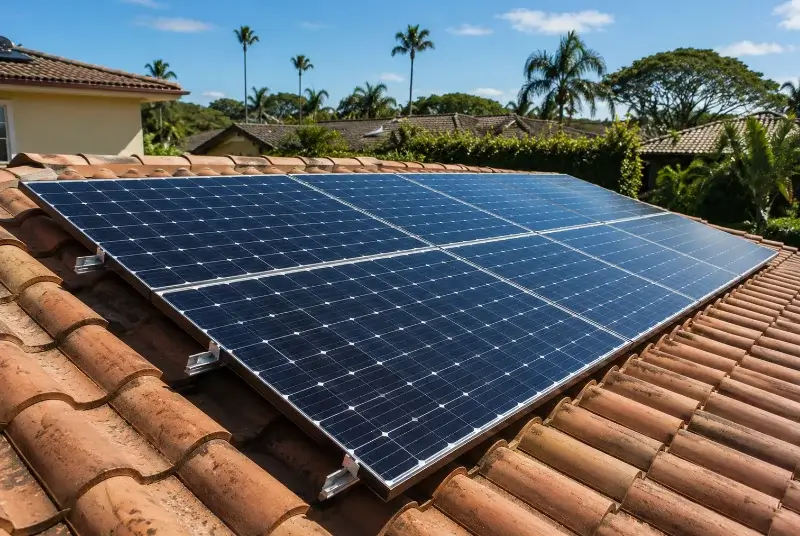 Installation de panneaux solaires à Lacquy